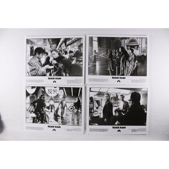 1989 BLACK RAIN Ridley Scott Movie press kit + 16 photos + production - Picture 3 of 10